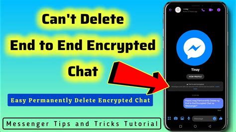 how to unblock encrypted chat on messenger.